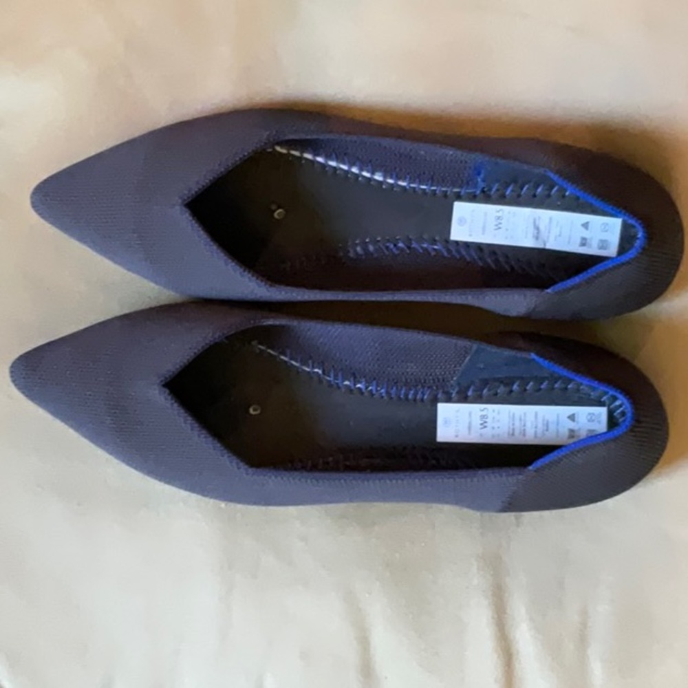 Rothy’s grey point.  Worn once!
